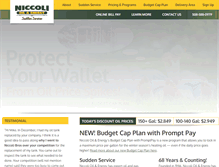 Tablet Screenshot of niccolienergy.com
